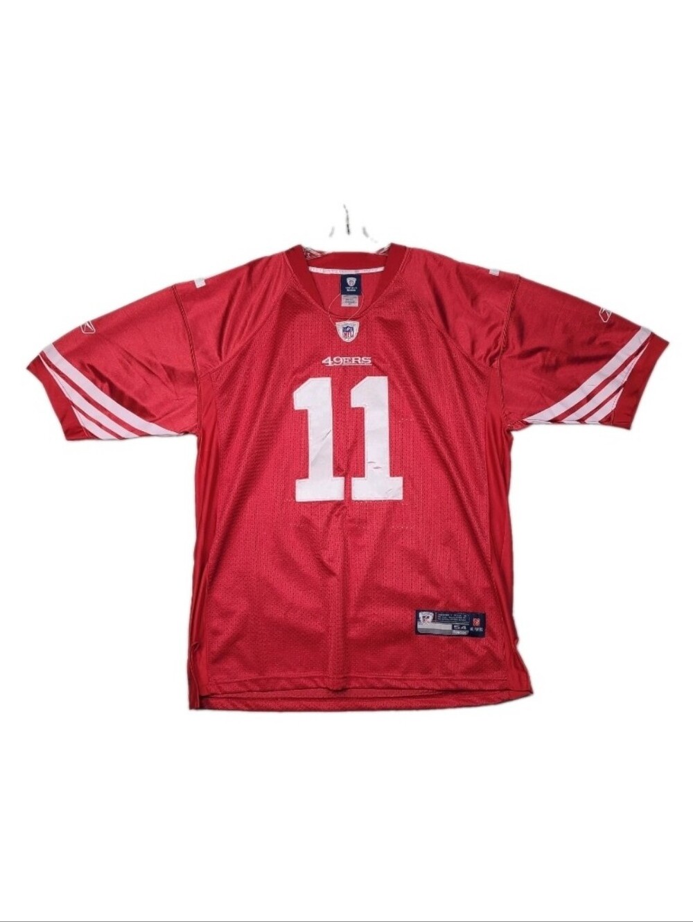 Vintage Reebok Alex Smith #11 Sewn NFL San Francisco 49ers Jersey Men's Size 54